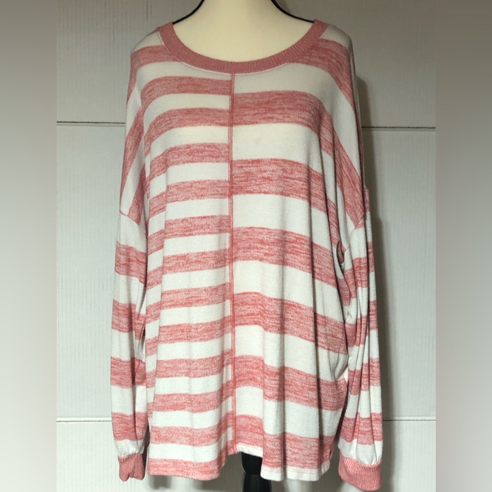 Time and Tru women’s 3x pull over long sleeve tee